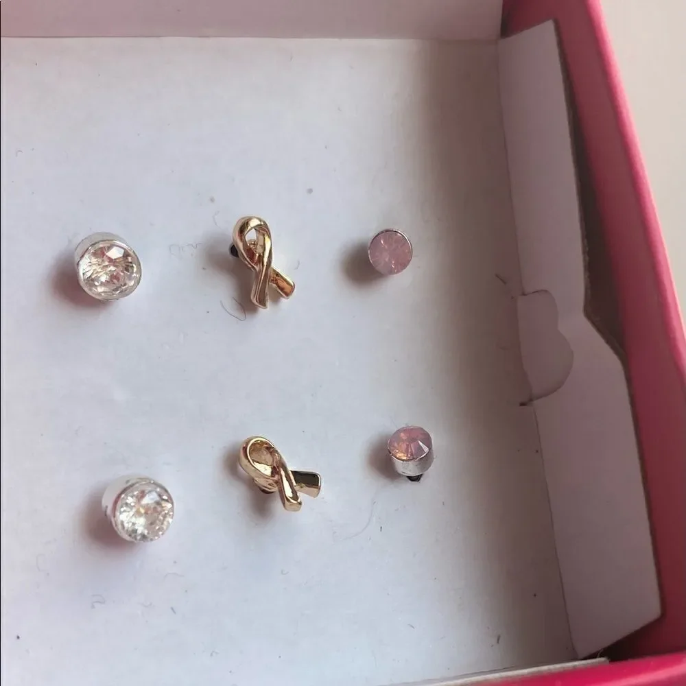 Breast Cancer Awareness Multi Motif  Earring Pack 🎀